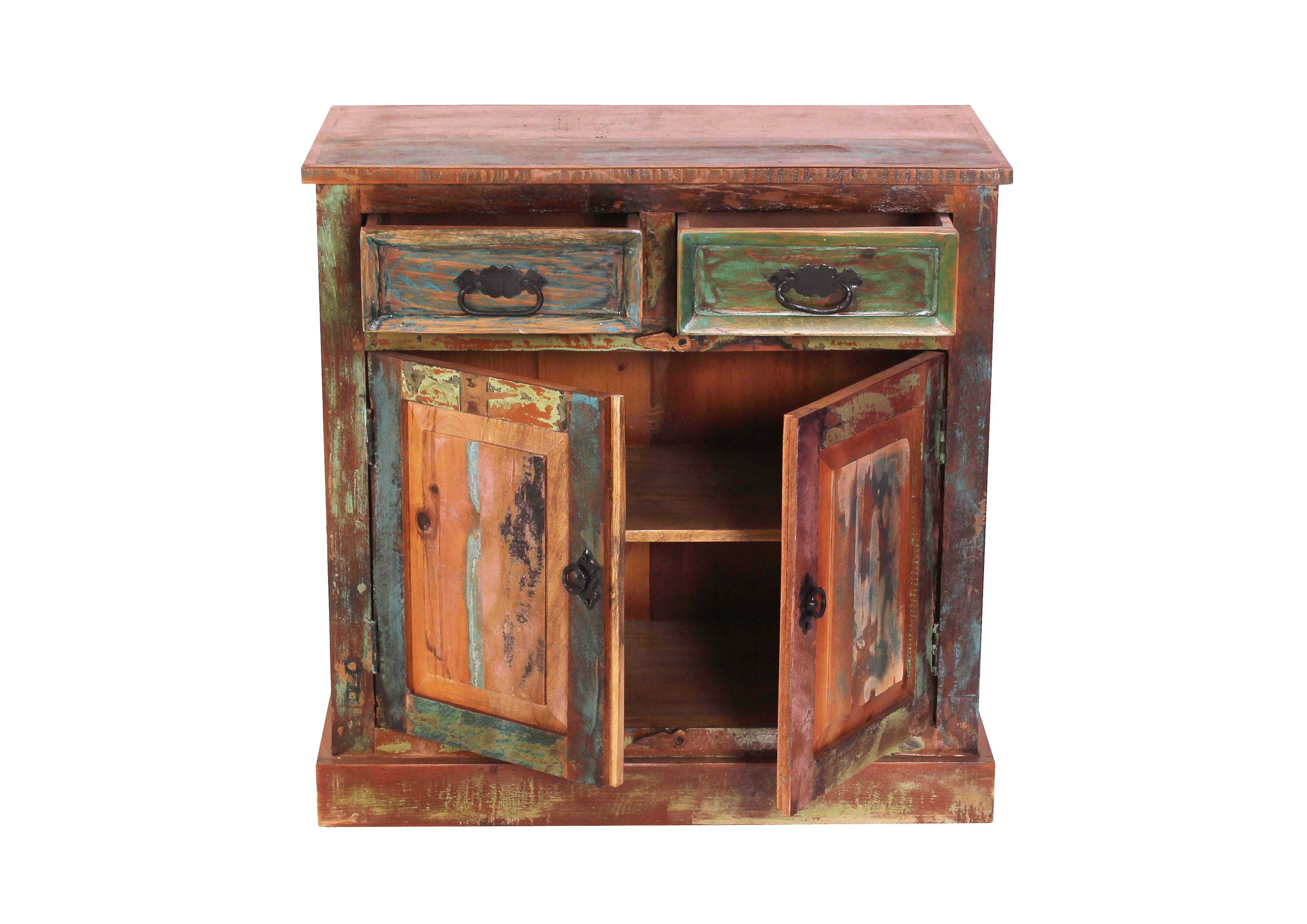 Kommode RIVERBOAT Altholz Schubladenschrank Sideboard Wohnzimmerschrank Schrank