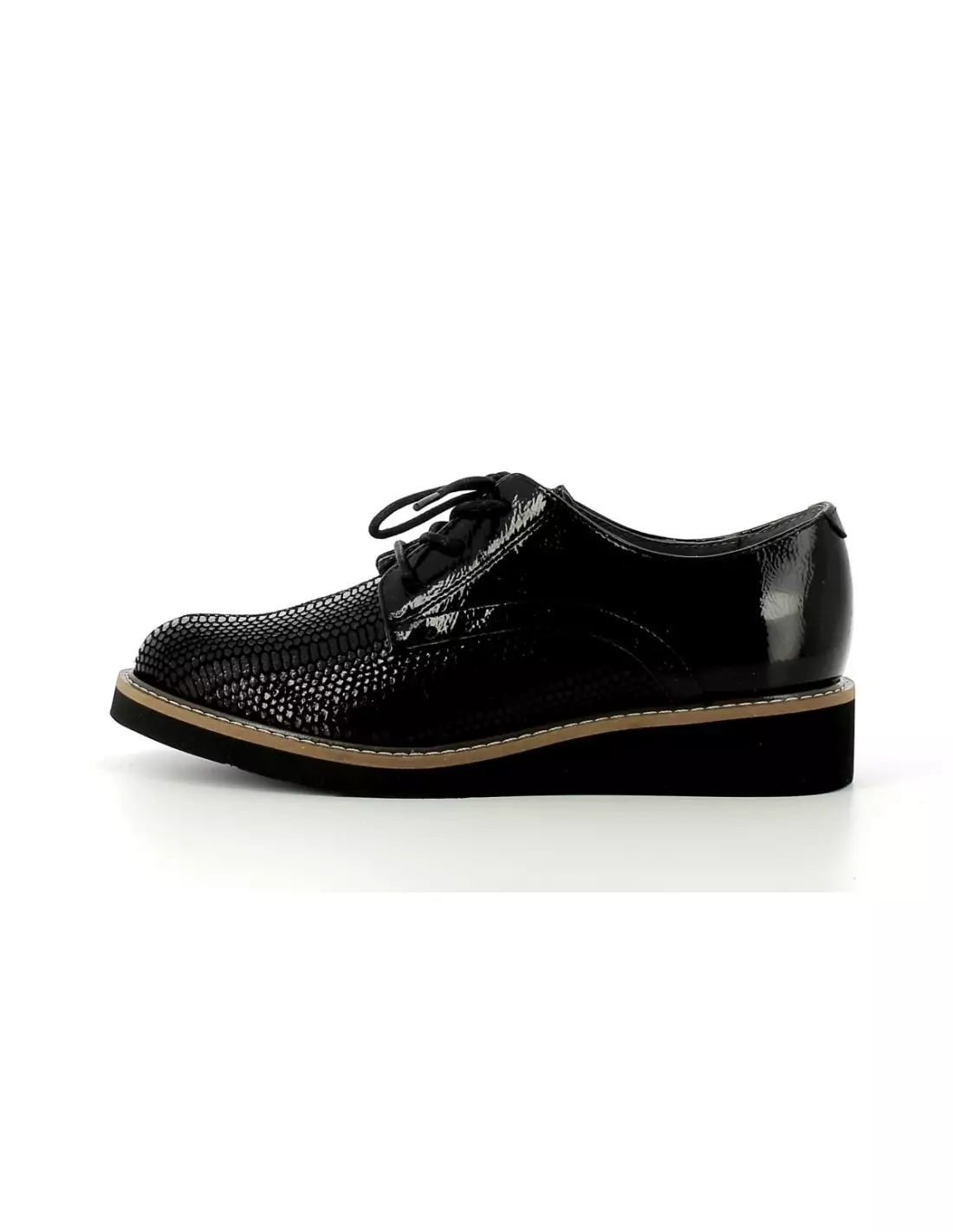 FUGITIVE CHAMOI - Derbies, richelieus & trotteurs vipernoir