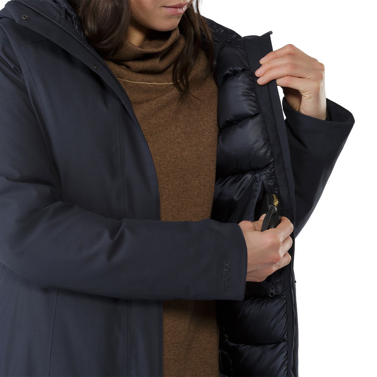 Arc'teryx Centrale Parka, dame (Black) - Spejder Sport