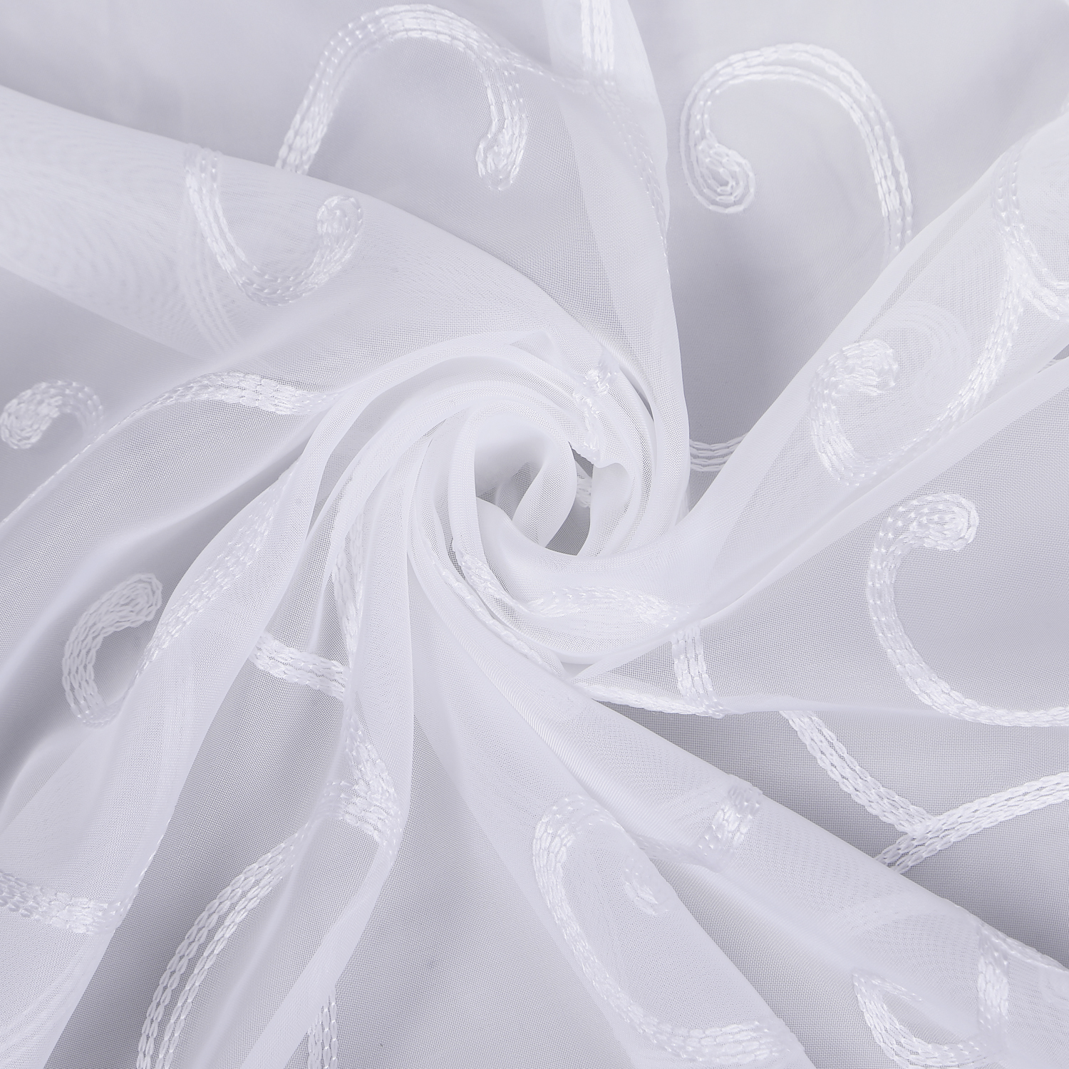 Schlaufenpanneaux - weiß - 150x50 cm