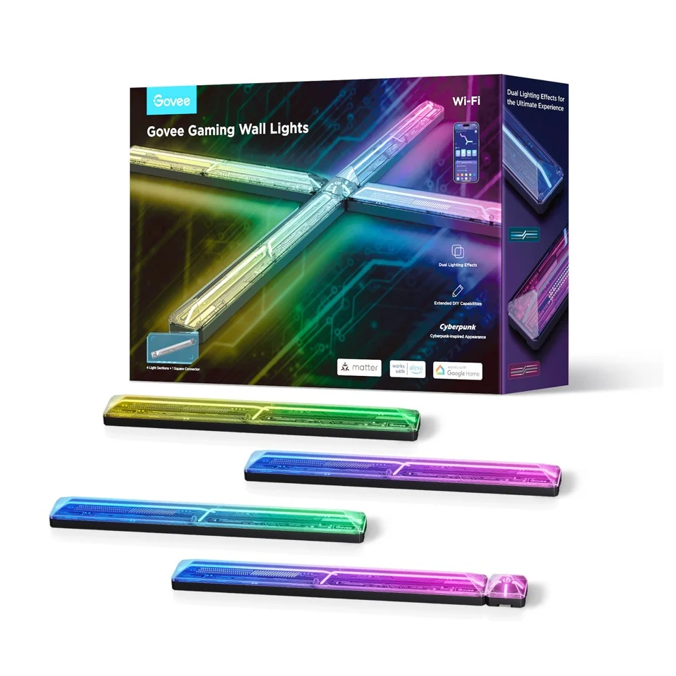 Govee - Gaming Wall Light (4+1) - Oplys Din Gamingoplevelse