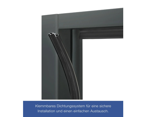 Hörmann multifunctionele kelderdeur T30 H8-5 RAL 7016 antracietgrijs 875x2000 mm omkeerbaar links/rechts