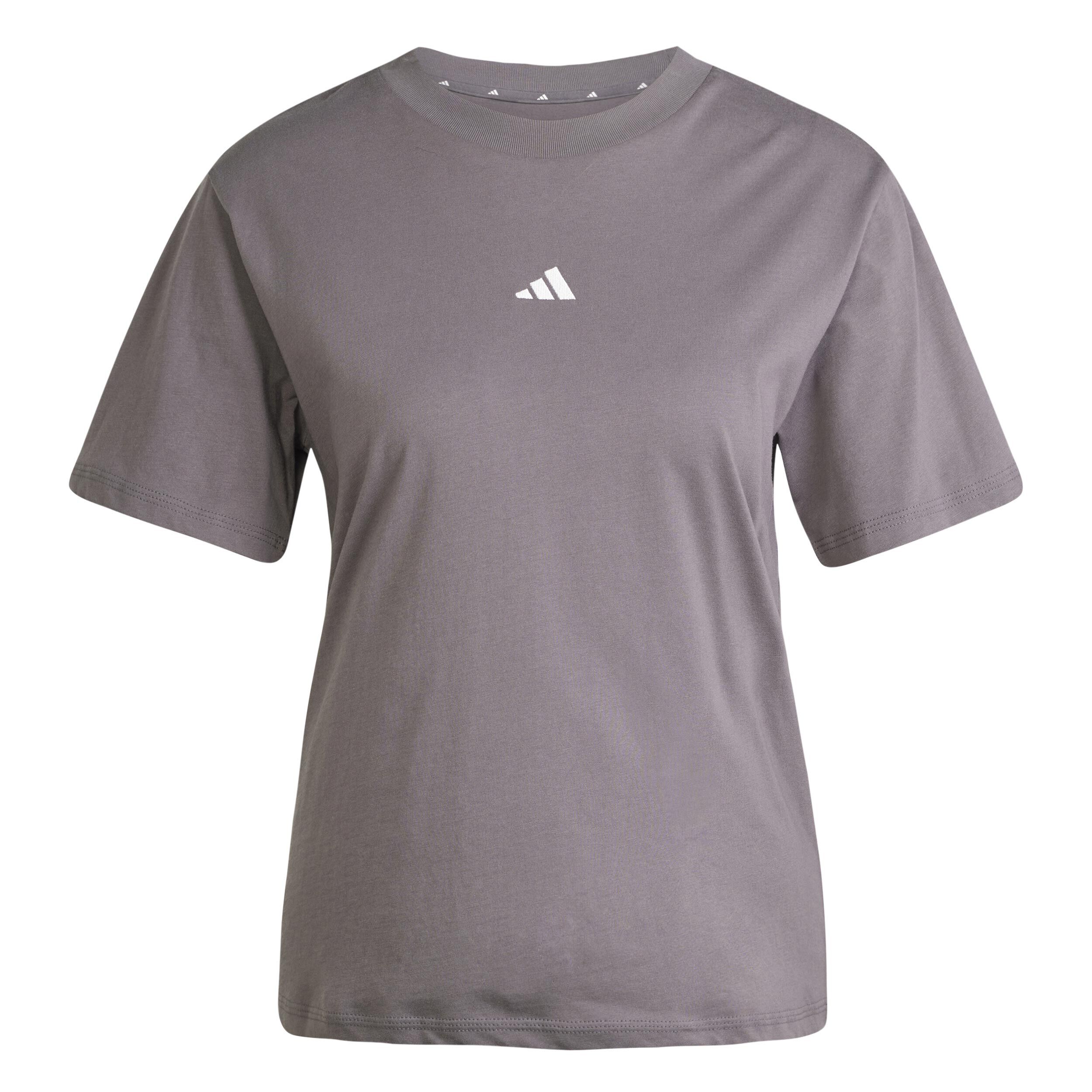 adidas Small Logo T-shirt Femmes - Gris Foncé