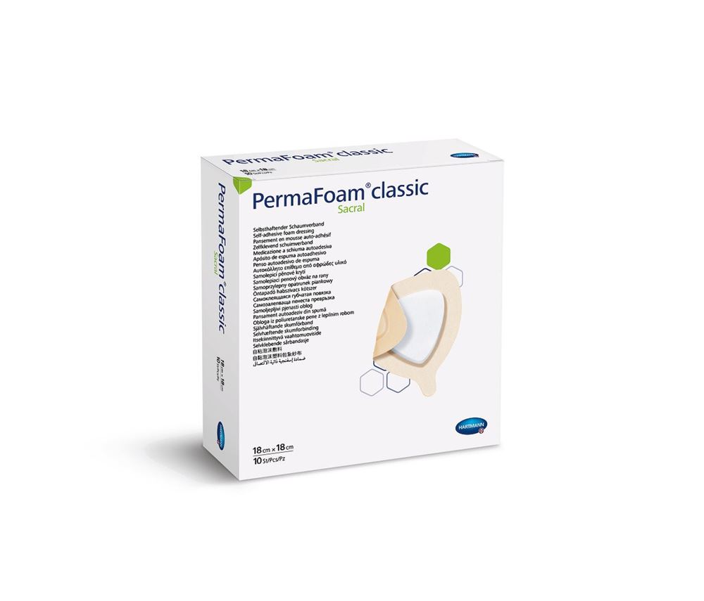 PermaFoam Classic Sacral<br>10 Stück, 18x18cm, steril