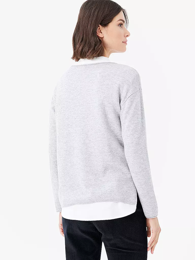 BRAX Pullover LIZ hellgrau