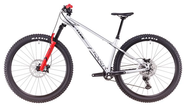 VTT Semi-Rigide Cube Reaction TM Pro Shimano Deore 12V 29'' Argent Raw Metal 2025