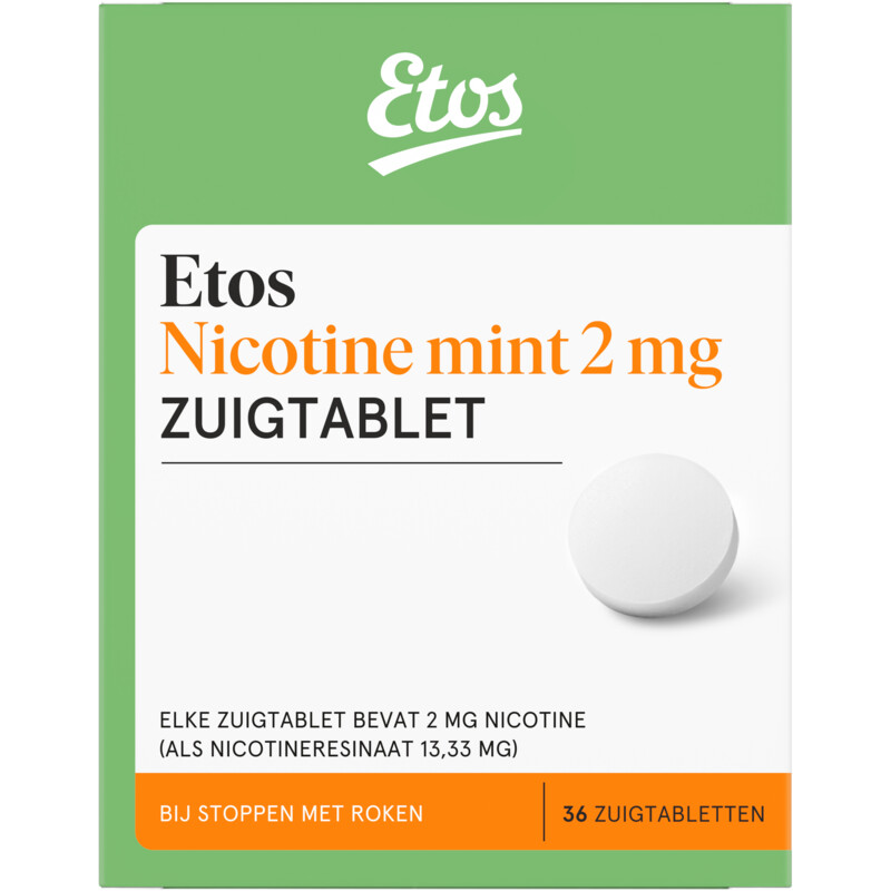 Etos Nicotine zuigtabletten mint 2 mg