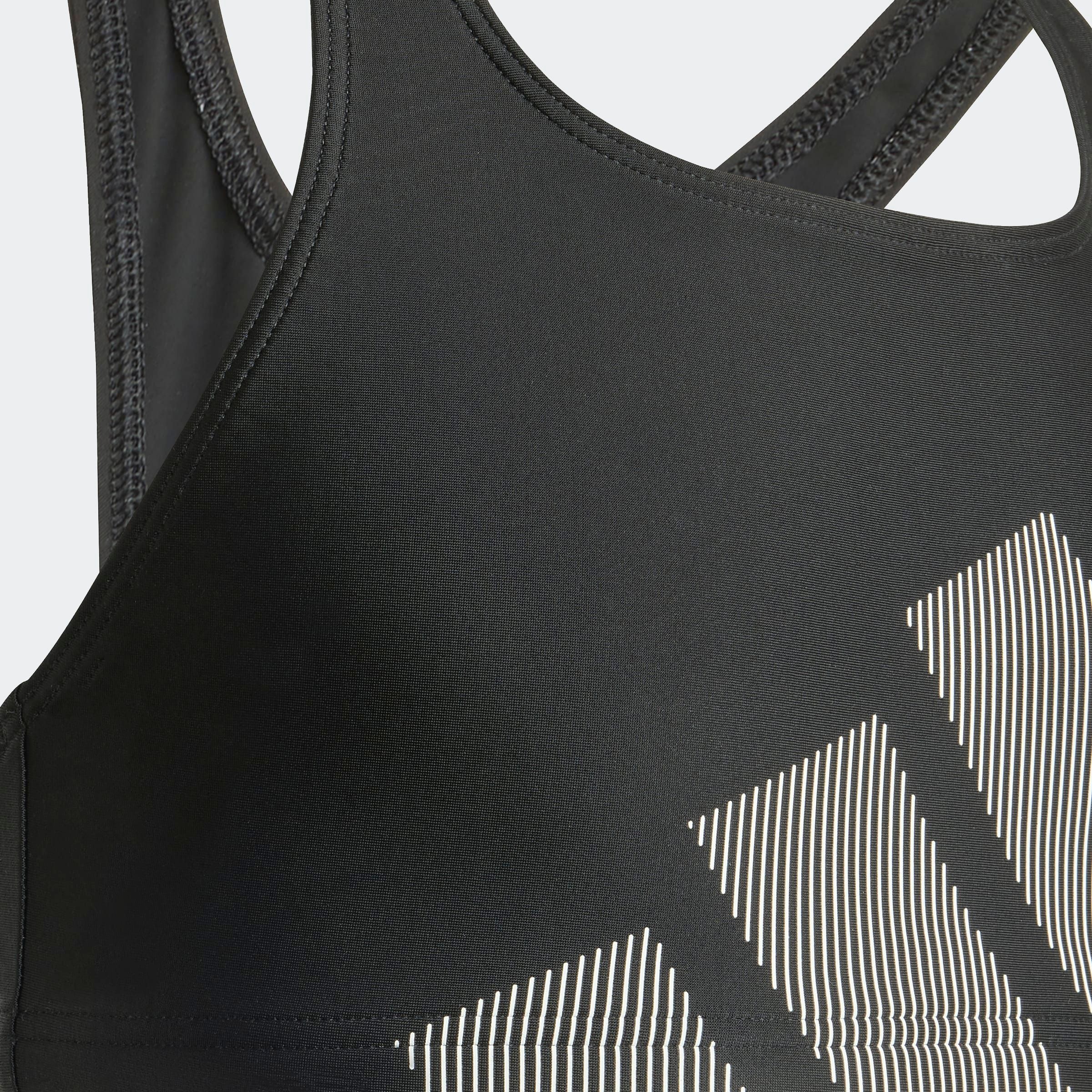 adidas Performance Bustier-Bikini »BIG LOGO KIDS BIKINI SET MIT C-FÖRMIGEM RÜCKEN«