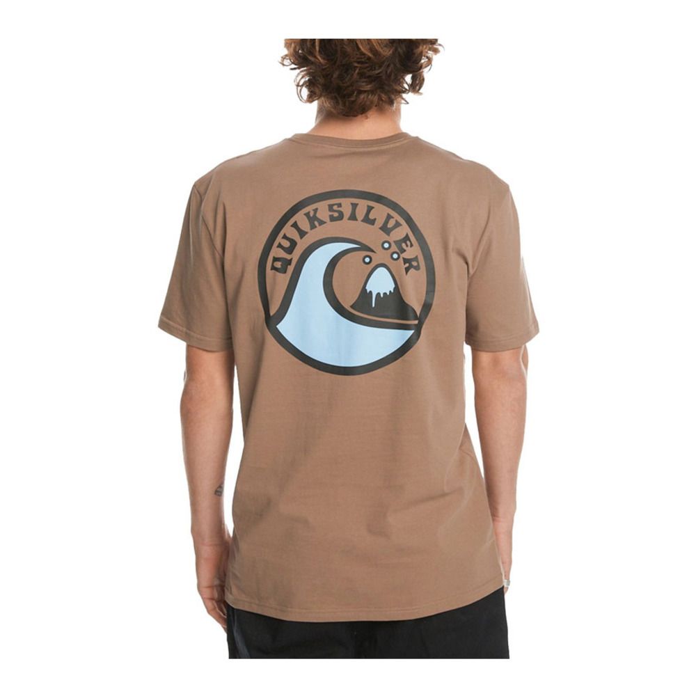 Quiksilver SCREEN 2 INJECTION - Tee-shirt Homme fossil