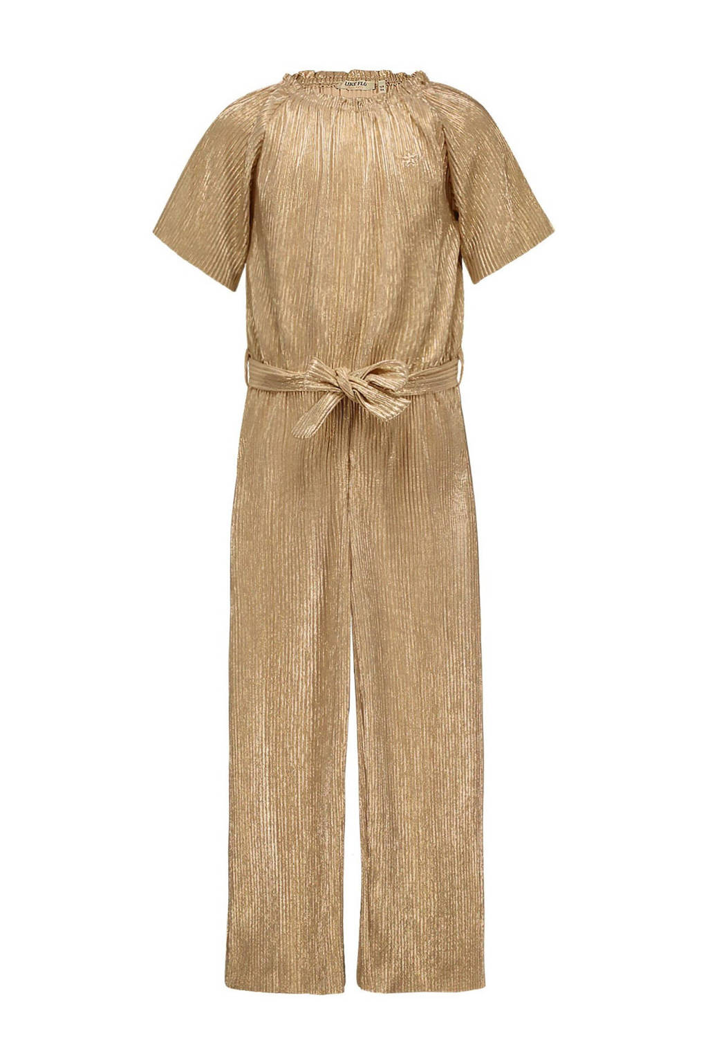 Like Flo straight jumpsuit goud