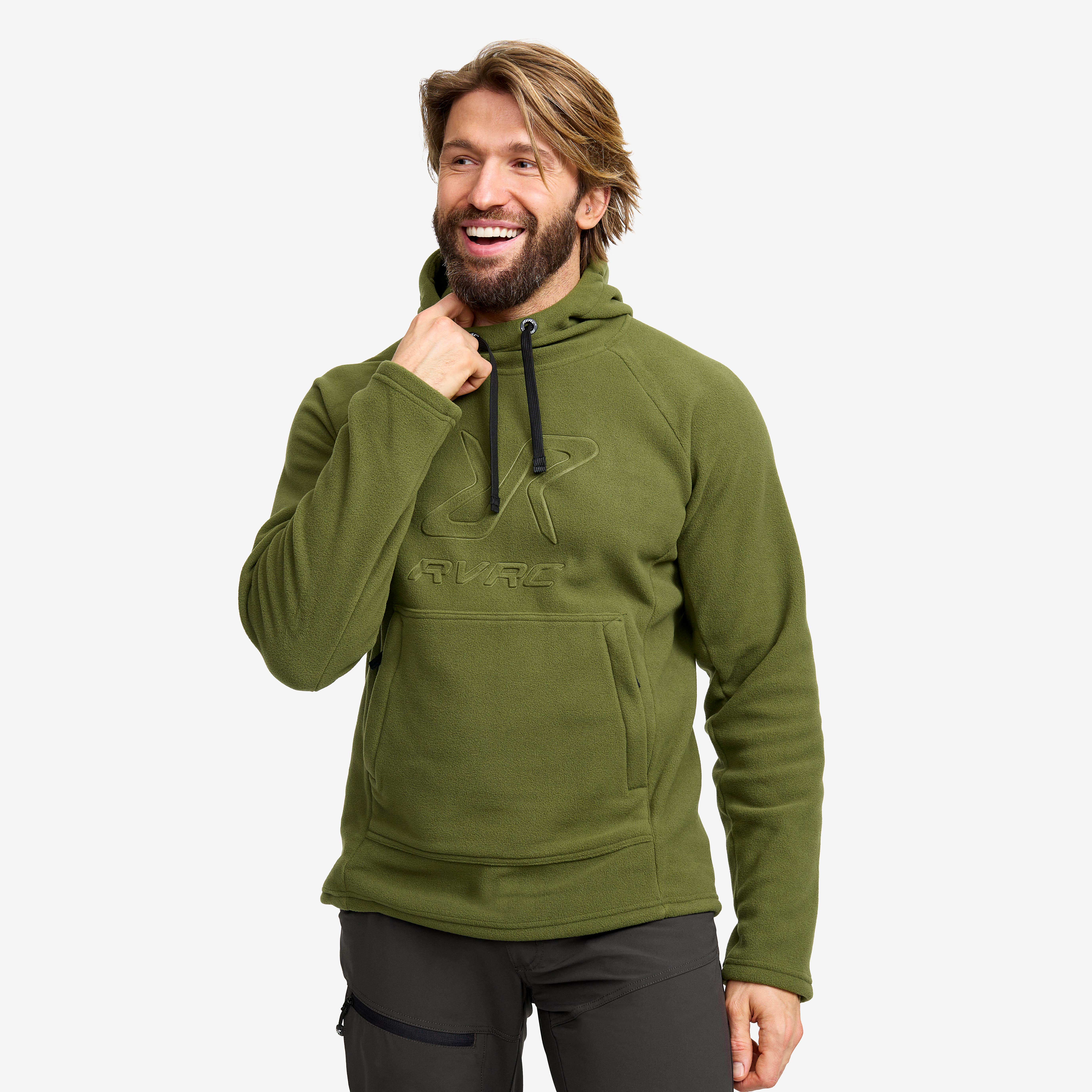 Polar Fleece Hoodie Herre Cypress