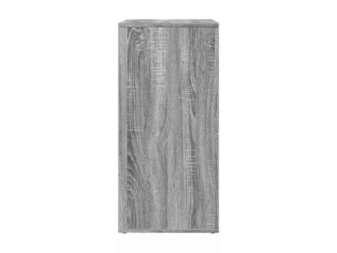 Buffets 2 pcs sonoma gris 79x38x80 cm bois d'ingénierie