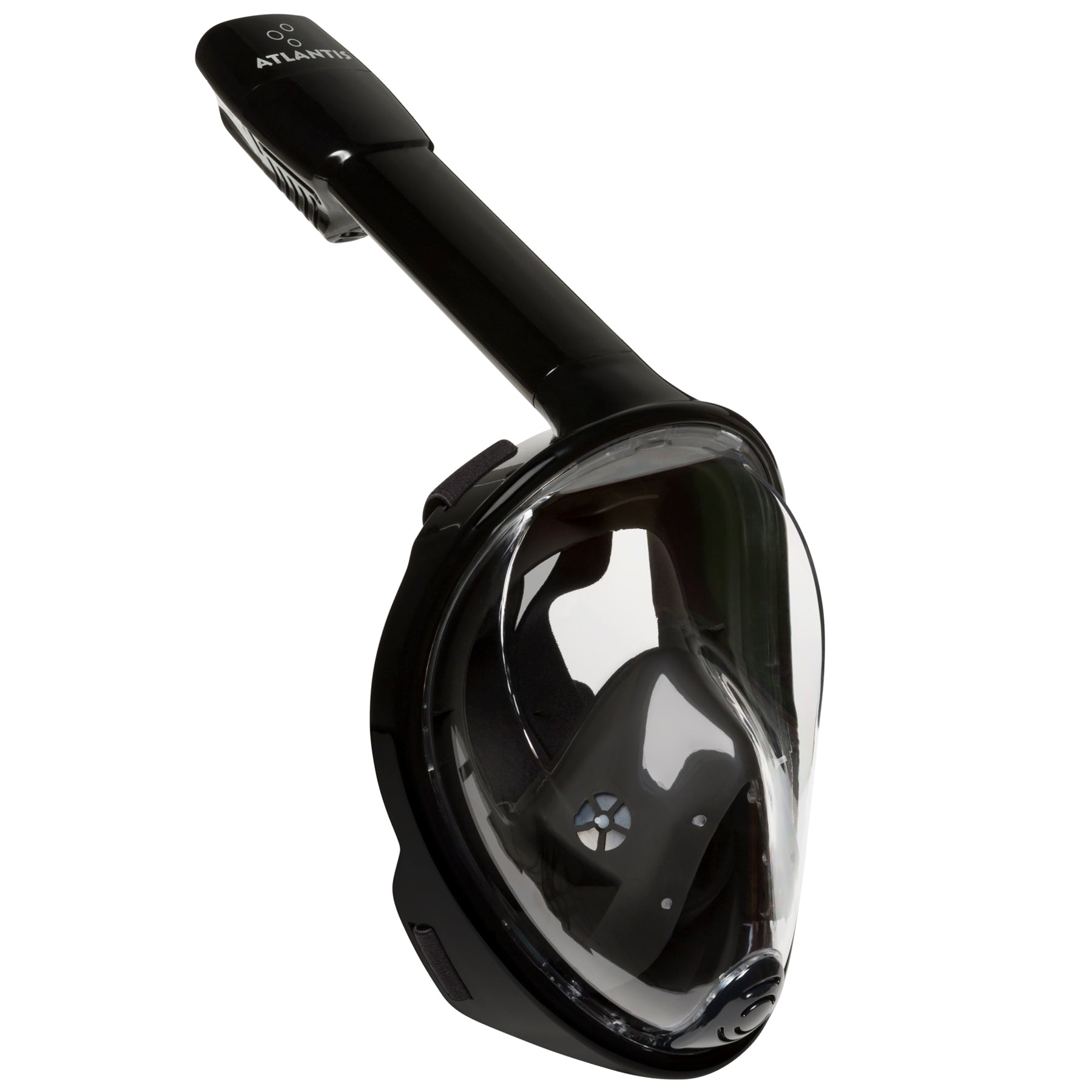 Atlantis Full Face Mask L/XL Volwassenen Snorkelmasker - Black