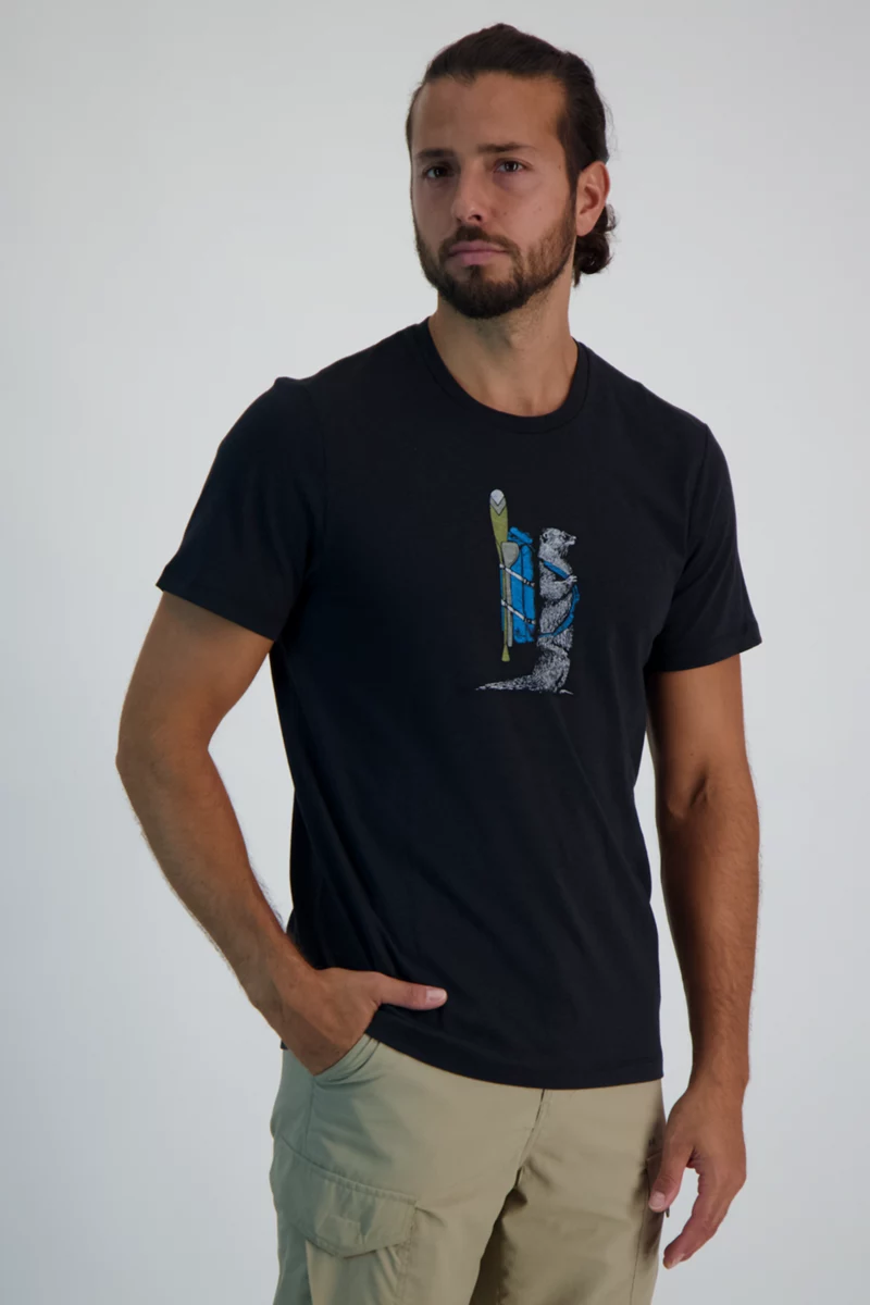 icebreaker Merino Central Classic Otter Herren T-Shirt