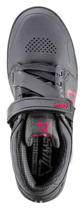 Chaussures Leatt 4.0 Clip Titanium Gris Foncé