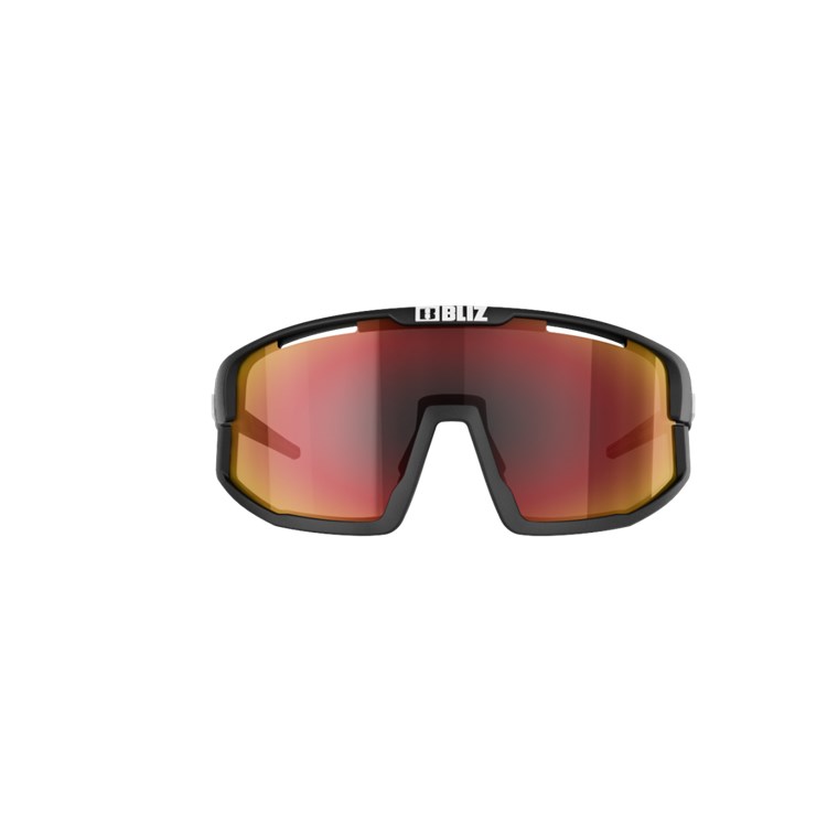 Bliz Vision Matt Black, Smoke With Red Multi