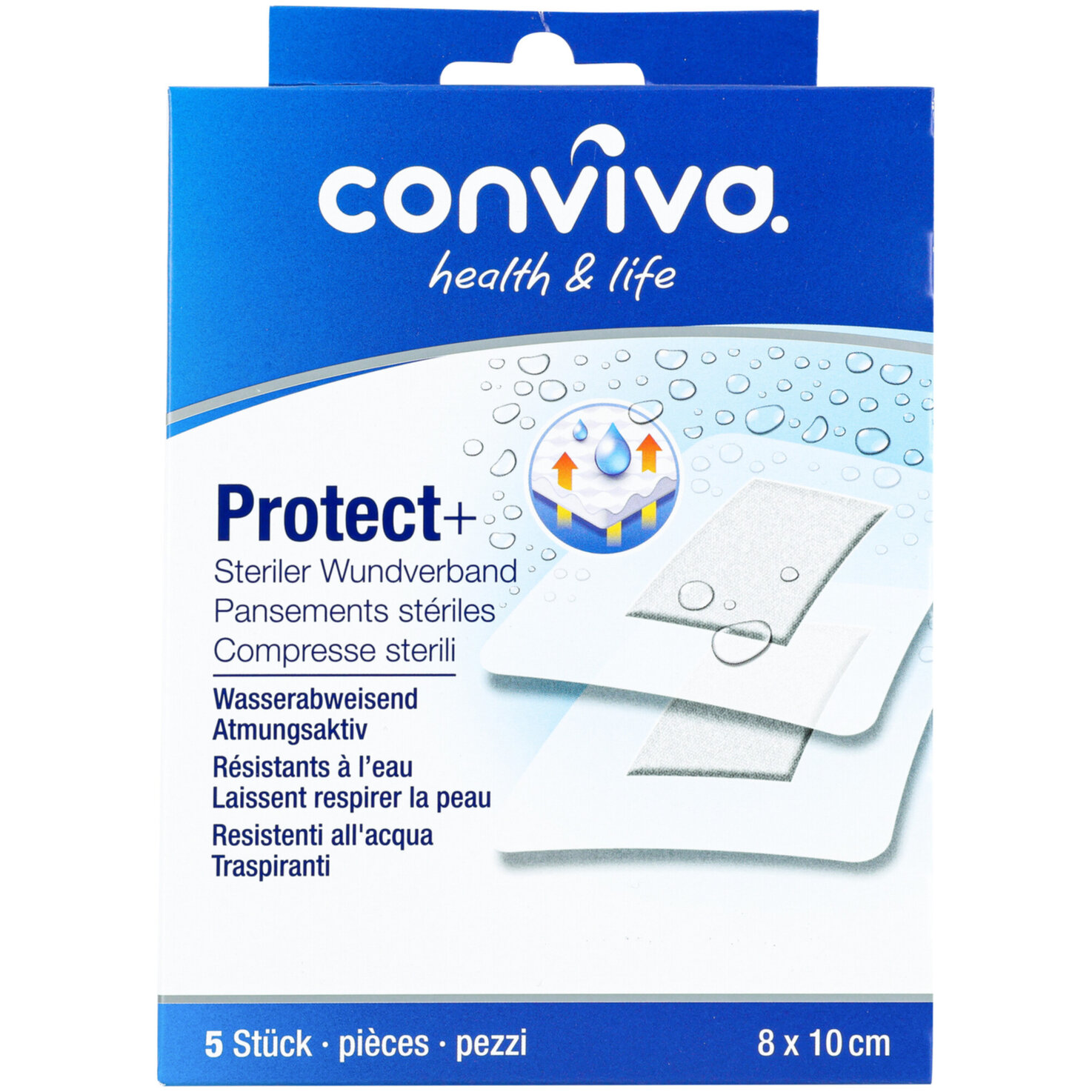 conviva Wundverband steril & wasserabweisend 5 Stück