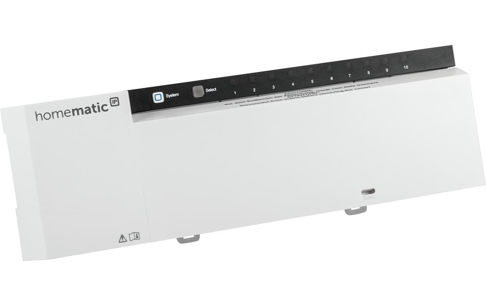 Smart Home Wired Fussbodenheizungsaktor 10-fach, 230 V<br>Steuerung der Fussbodenheizung im Homematic IP Wired System