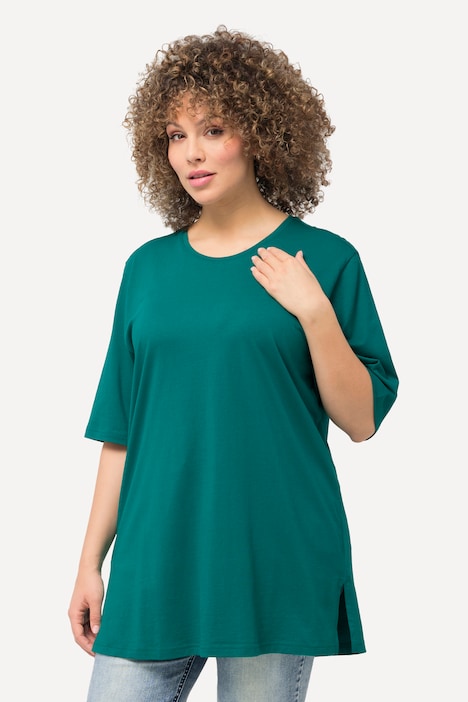 T-Shirt, Rundhalsausschnitt, Relaxed, Halbarm