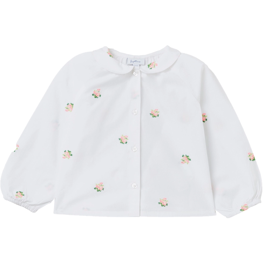 OVS Bluse Allover-Print Blümchen weiß