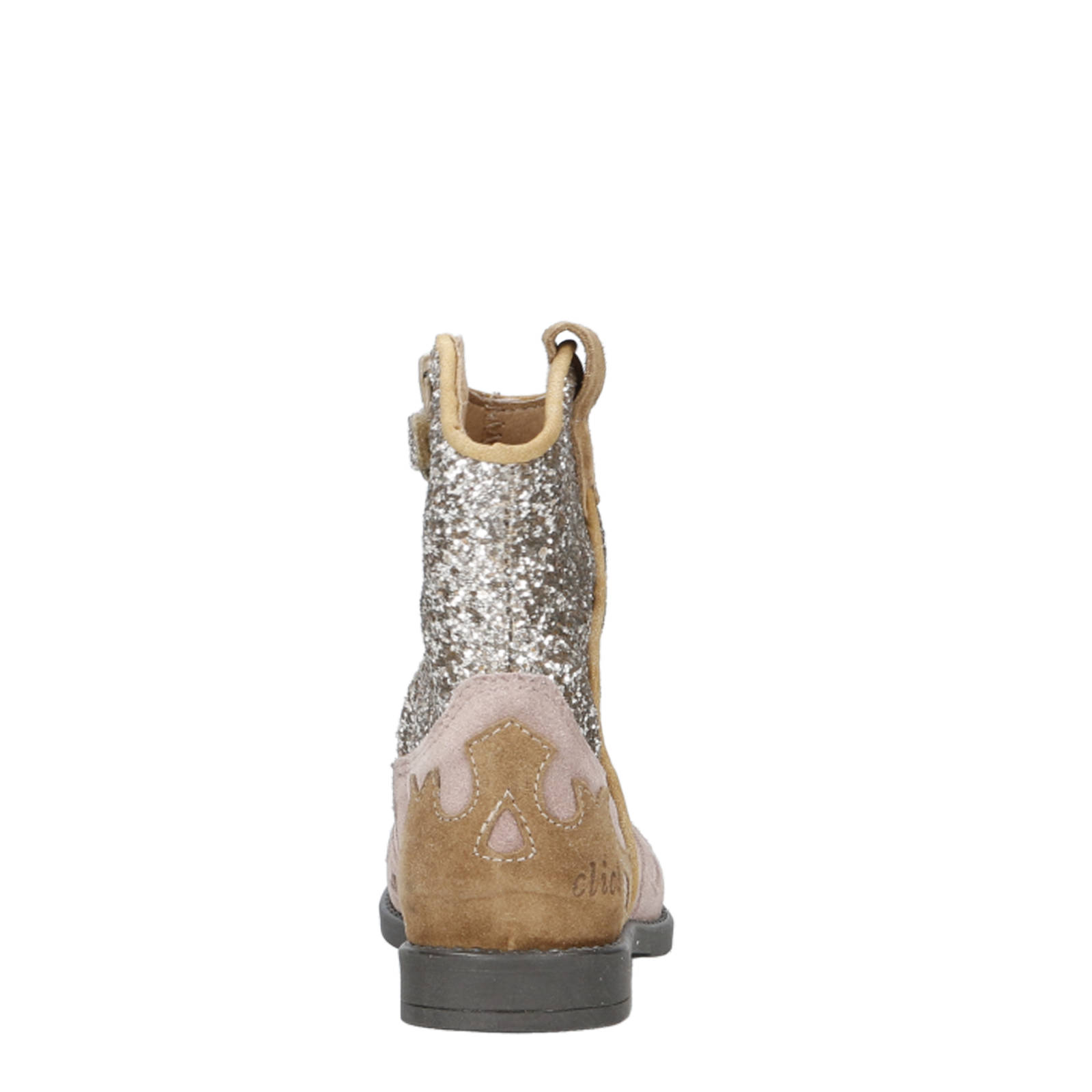 Clic! suède cowboylaarzen roze