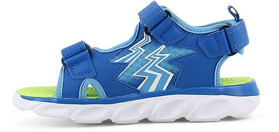 Leaf Filipstad  Blinkende Sandaler, Blue/Lime