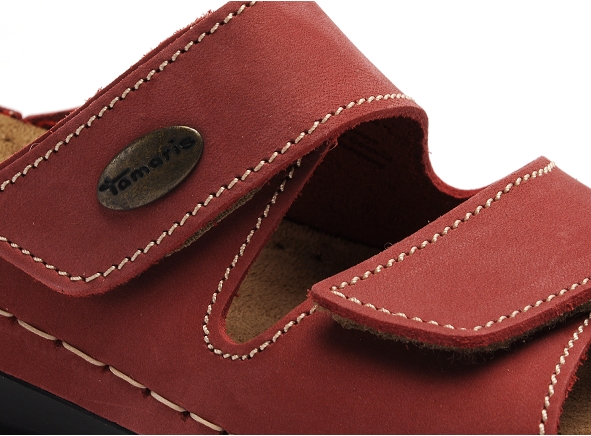 Tamaris mules et sabots plats femme 27510 28 rouge