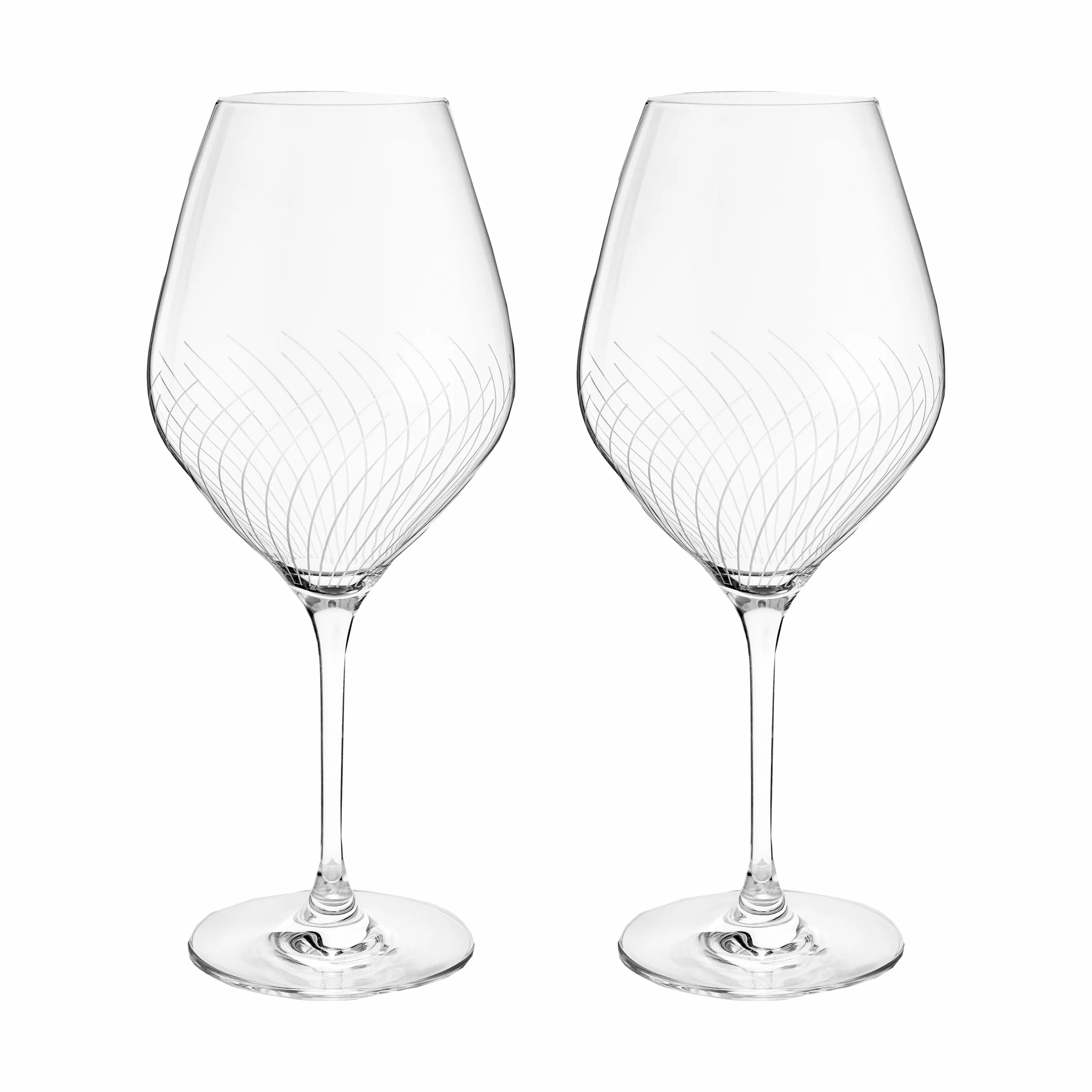 Holmegaard Cabernet Lines Bourgogneglas - 2 stk.