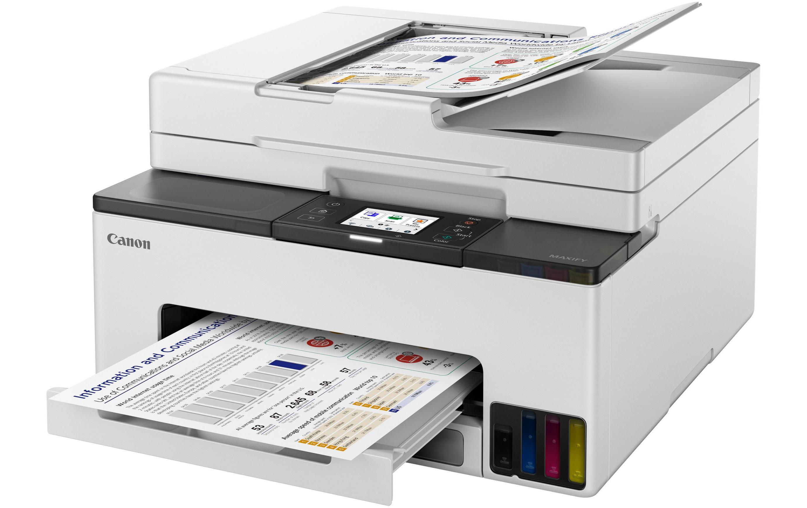 Multifunktionsdrucker MAXIFY GX2050<br>MegaTank Multifunktionsdrucker mit nachfüllbaren Tintentanks mit hoher Reichweite für den hochproduktiven Druck von Geschäftsdokumenten