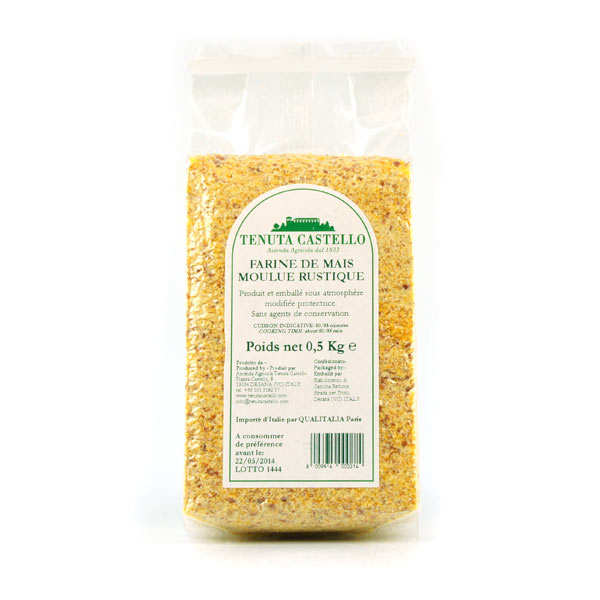 Farine de maïs artisanale moulue rustique - Polenta