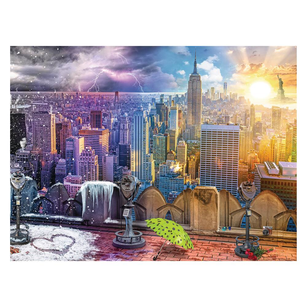 PUZZLE 1500 PIECES - LES SAISONS À NEW YORK