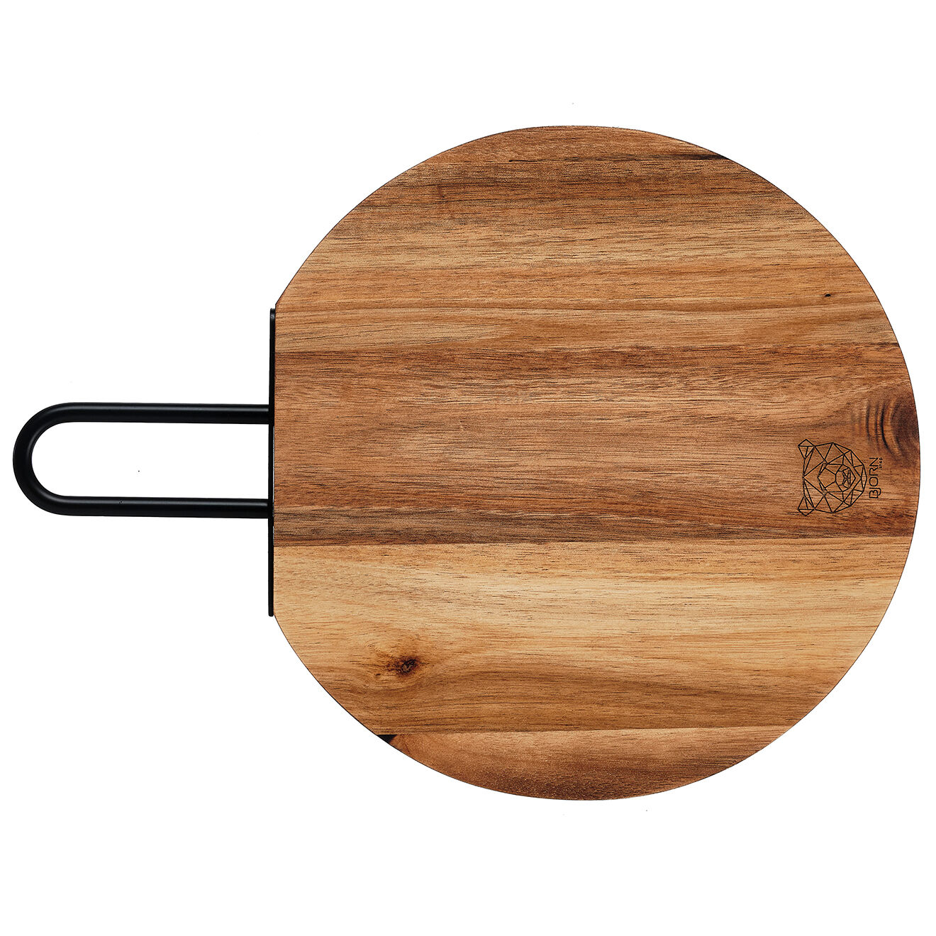 Bjorn Planche à découper en bois d'acacia Stine bois vernis - 35x26x1 cm