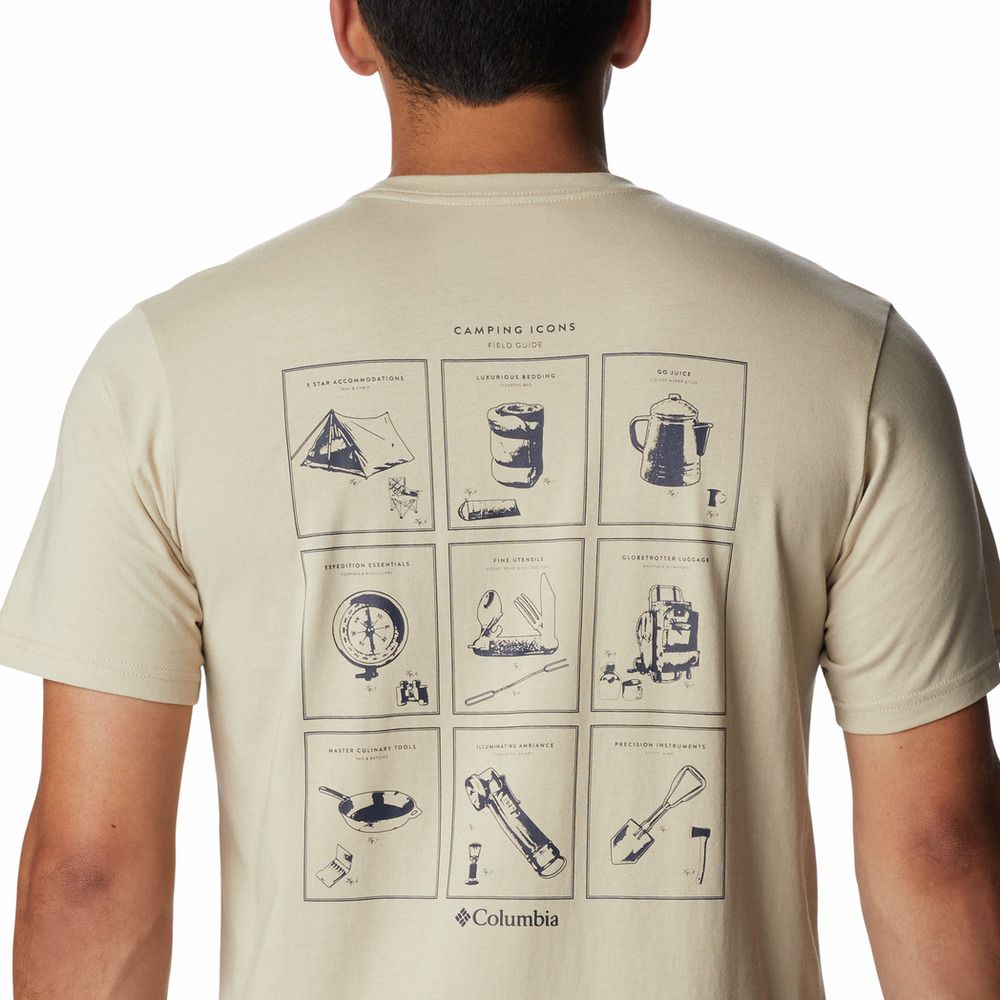 Columbia RAPID RIDGE™ - Tee-shirt Homme ancient fossil