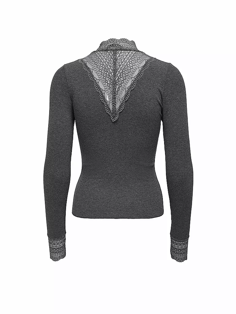 ONLY Langarmshirt ONLTILDE grau