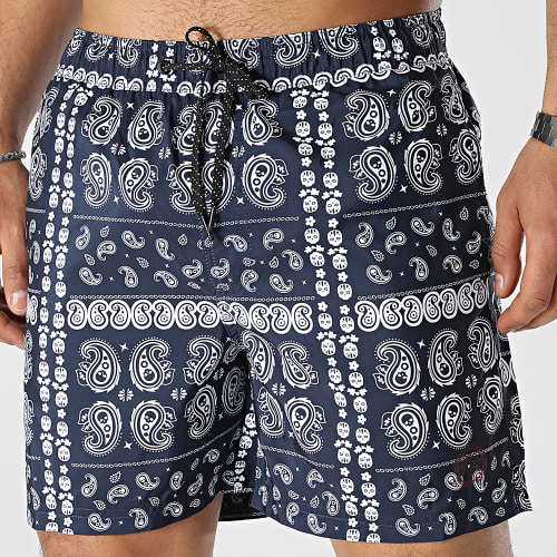 Short De Bain Fiji Bleu Marine Bandana