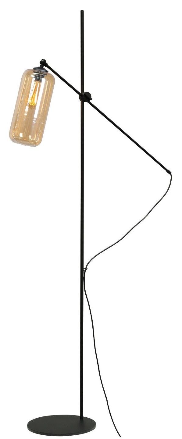 Vloerlamp 1260-05-14-5 Quinto Amber B13 x D13 cm