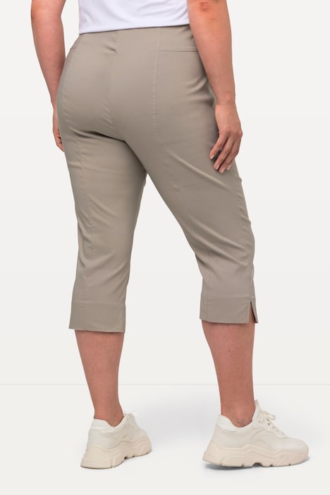 Bengalin-Capri, hochelastisch, knitterarm, Gummibund
