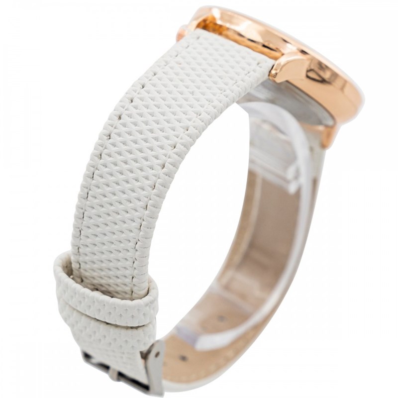Montre Femme CHTIME bracelet Cuir Blanc