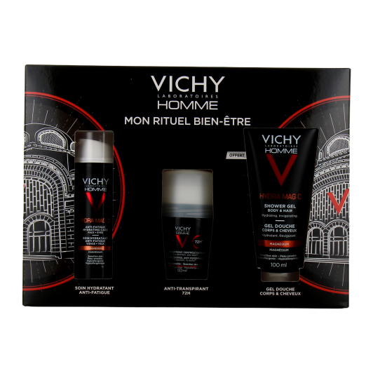 Vichy Homme Coffret kit bien être - Soins visage et corps