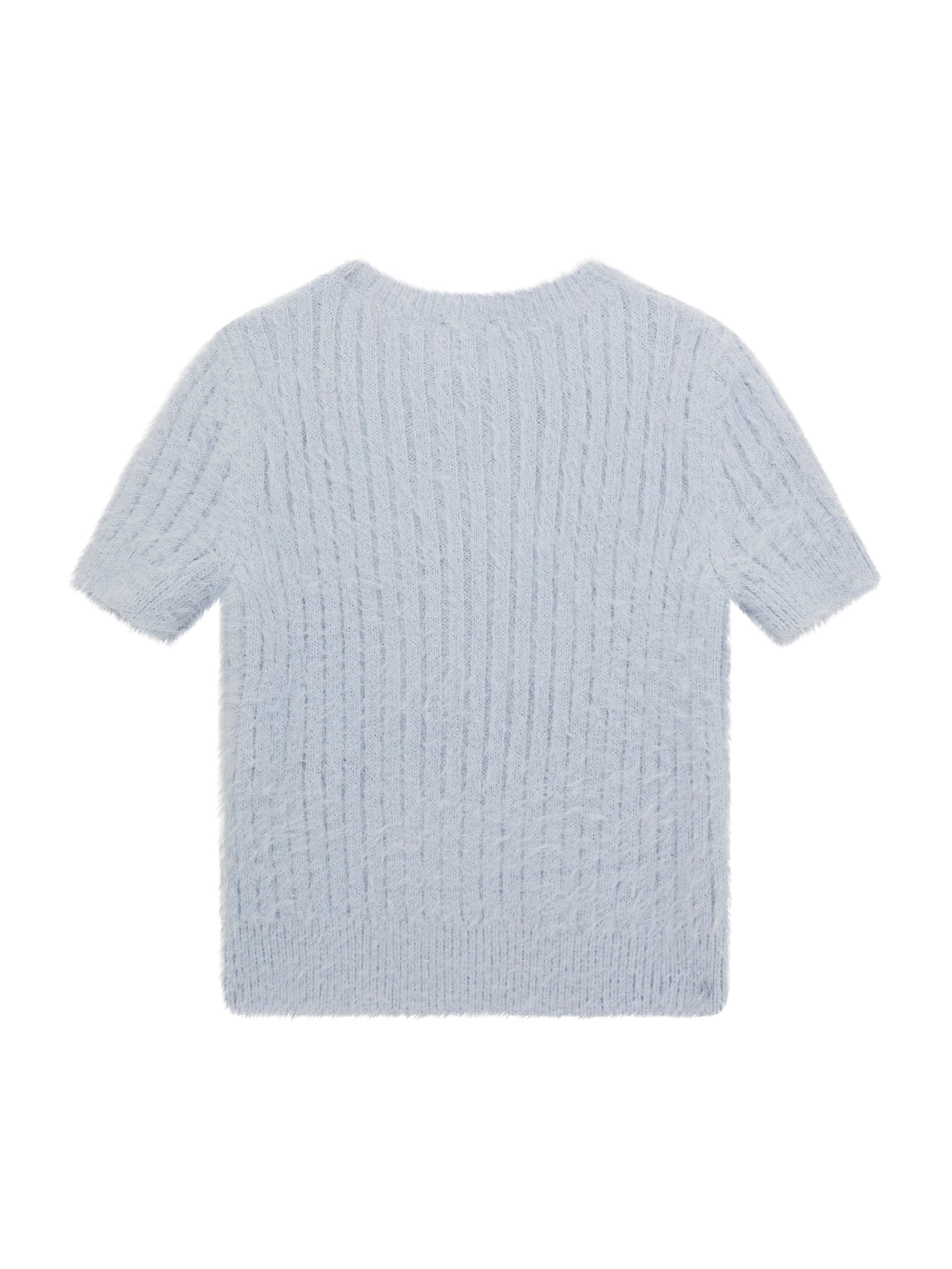Blusa de malha felpuda (7-16)