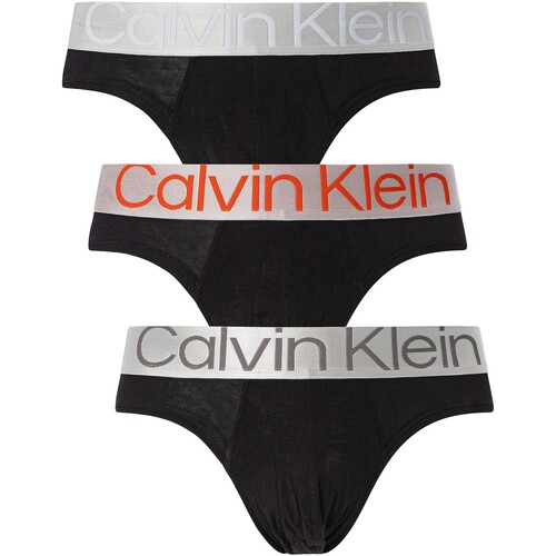 Calvin Klein Jeans - Pack De 3 Calzoncillos De Acero Reconsiderados Negro