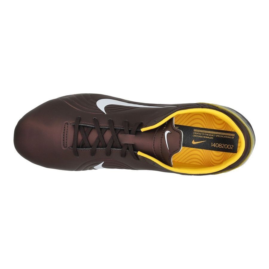 Nike Air Zoom Mercurial Vapor 1 FG Regen CR7 Origins - Dark Cinder/Jaune/Blanc ÉDITION LIMITÉE