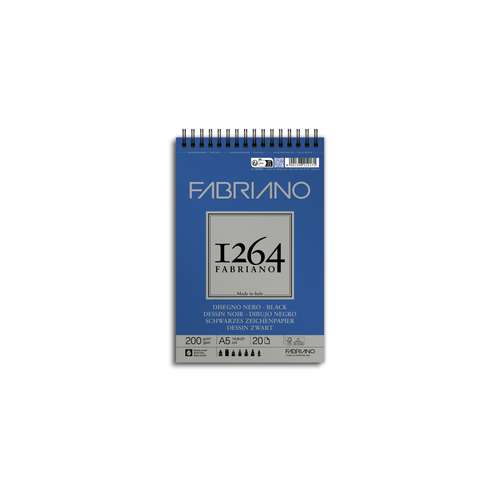 FABRIANO® 1264 Zeichenblock, Black