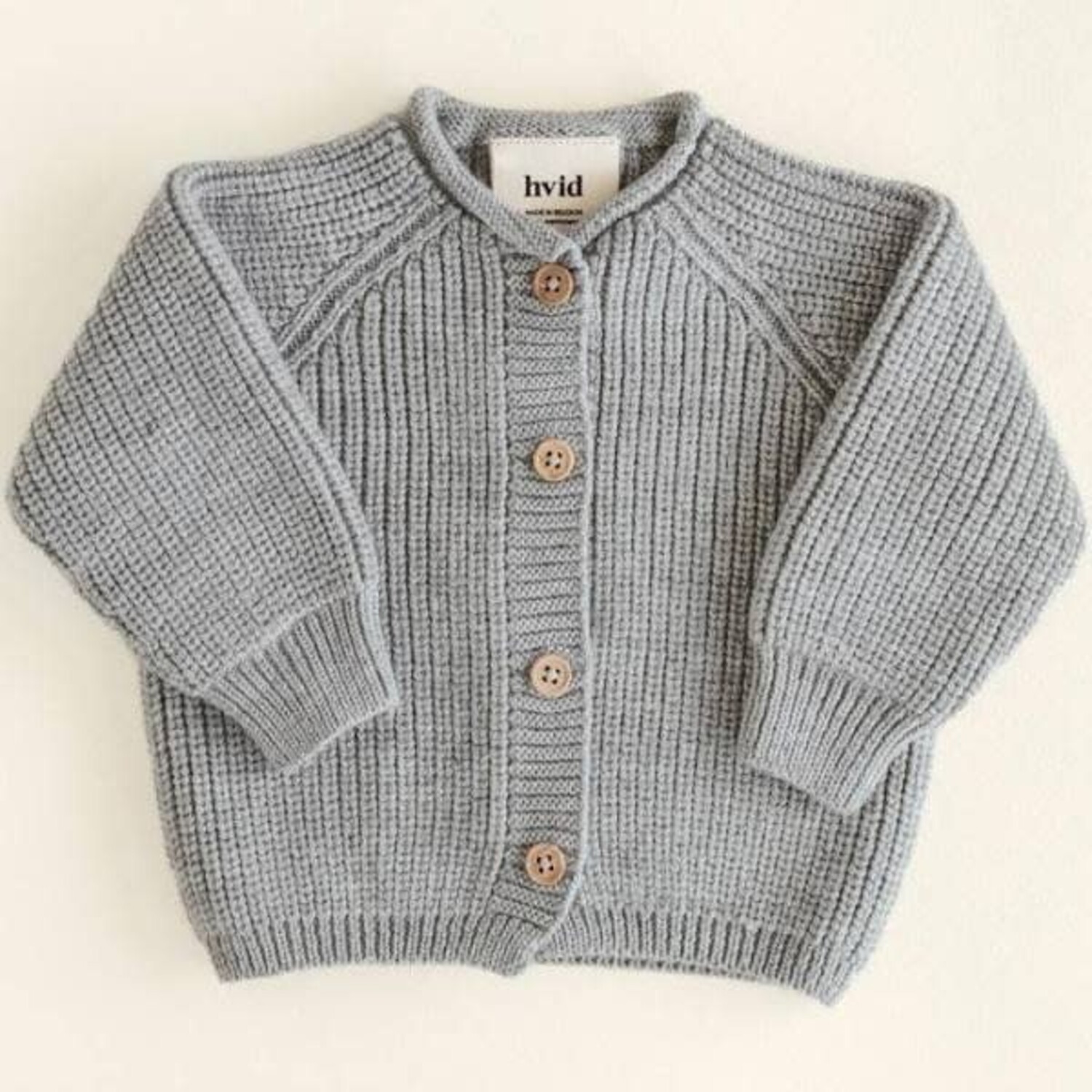 Hvid | Cardigan Inga | Grey Melange