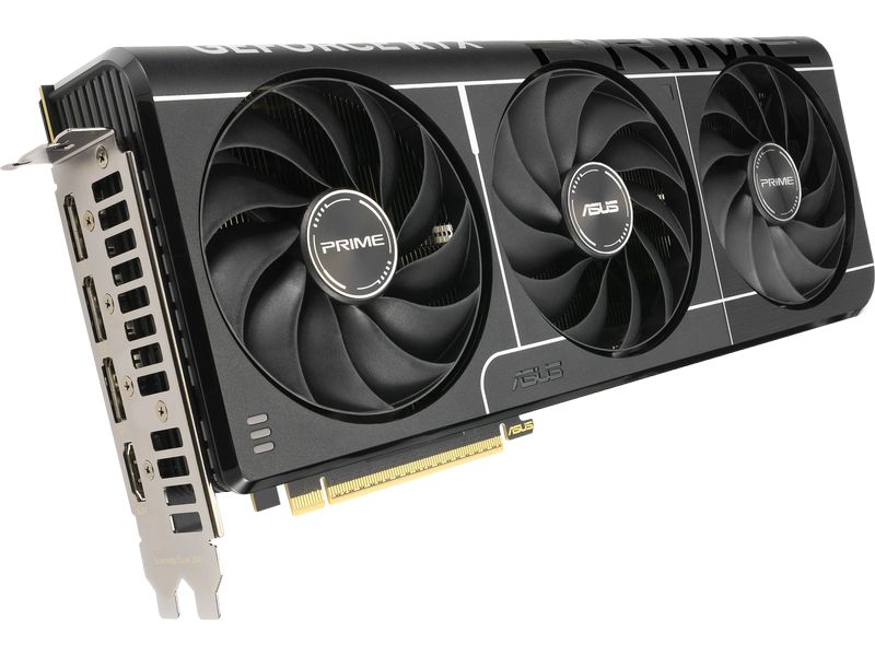 ASUS Grafikkarte PRIME GeForce RTX 5070 Ti 16 GB GDDR7 OC E Gamer-Grafikkarte mit 16 GB GDDR7-Speicher, ermöglicht Auflösungen bis zu 8k