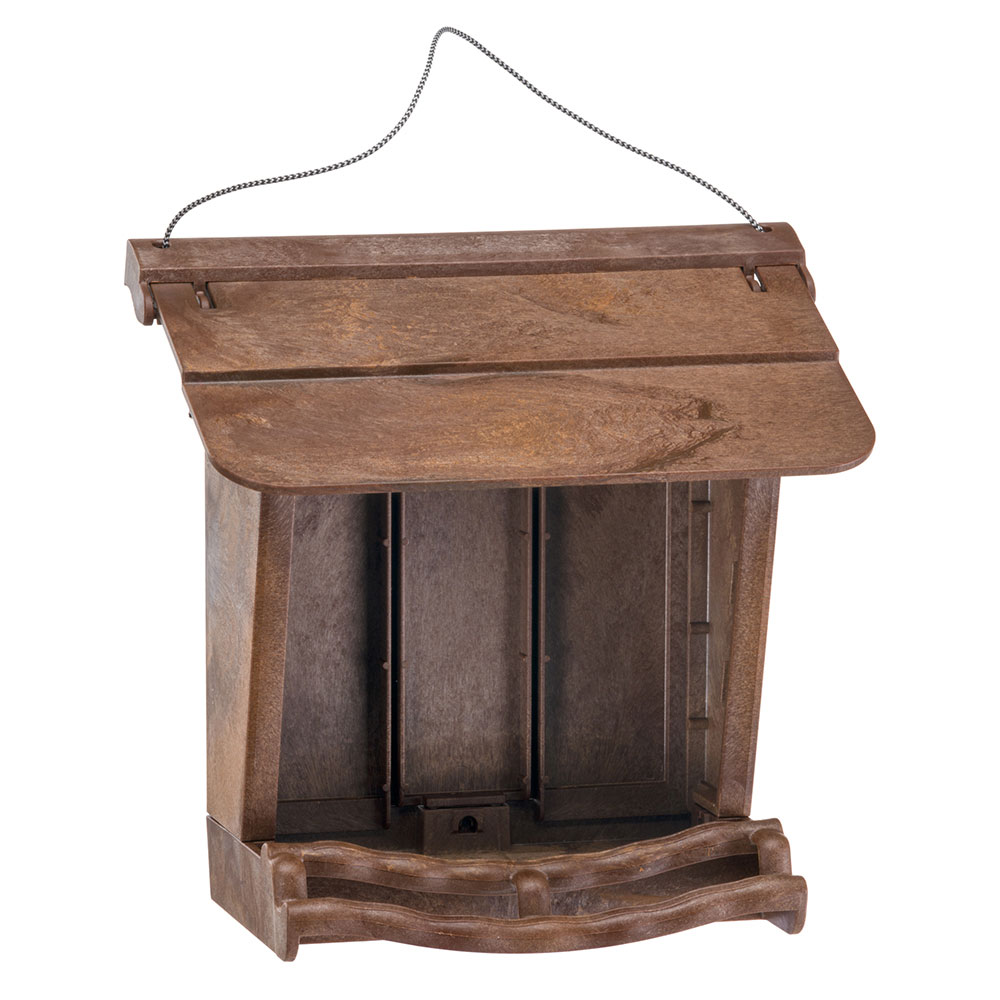 Mangeoire d'extérieur pour oiseaux sauvages jok 11, abri pour oiseaux, adaptée pour nourriture graines petites noisettes
