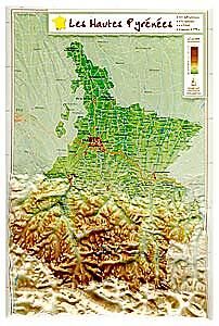GEORELIEF - GEORELIEF D65 HAUTES PYRENEES 31X21