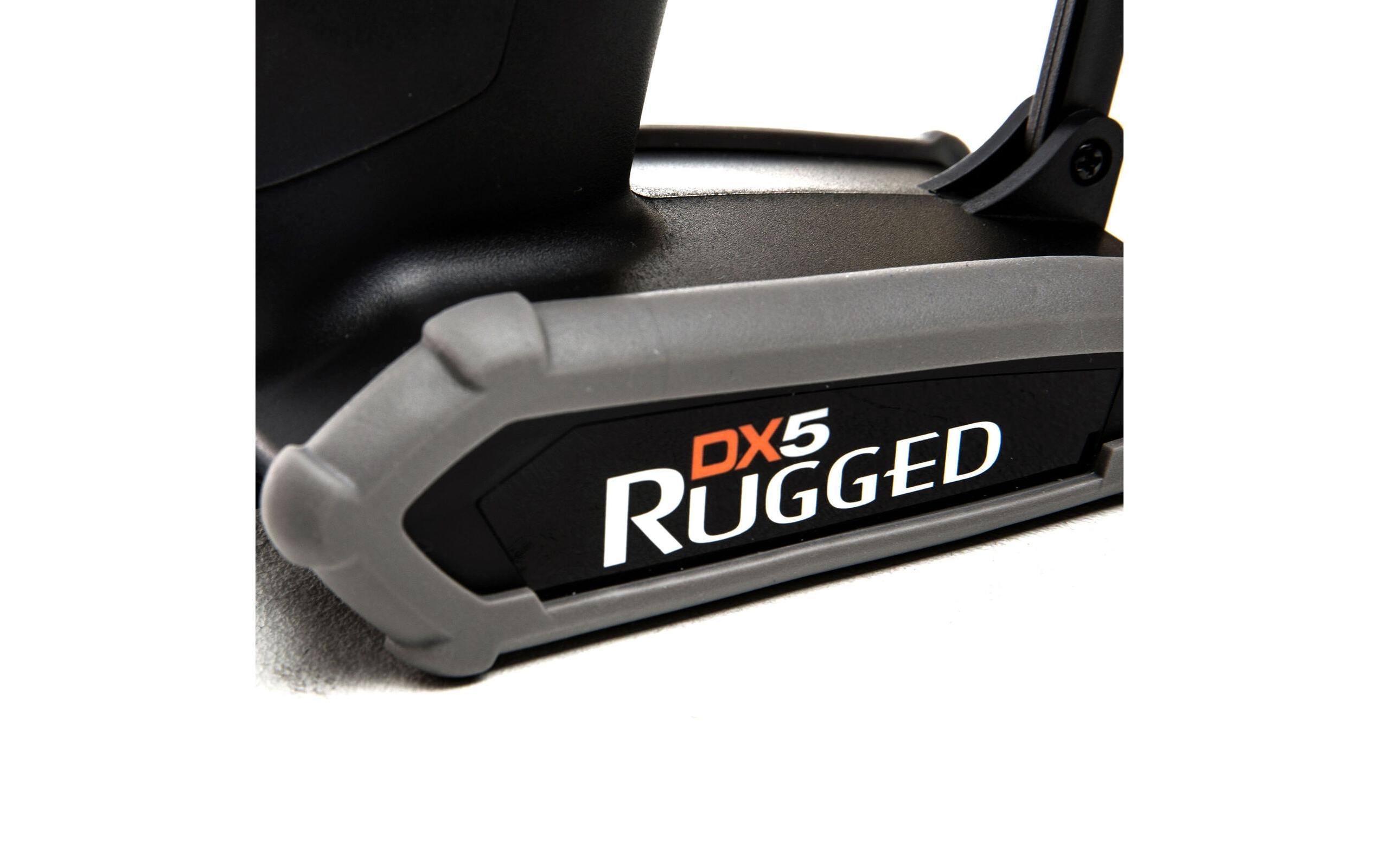 Fernsteuerung DX5 Rugged DSMR mit SR515<br>Solider 5-Kanal Sender für RC Fahrzeuge