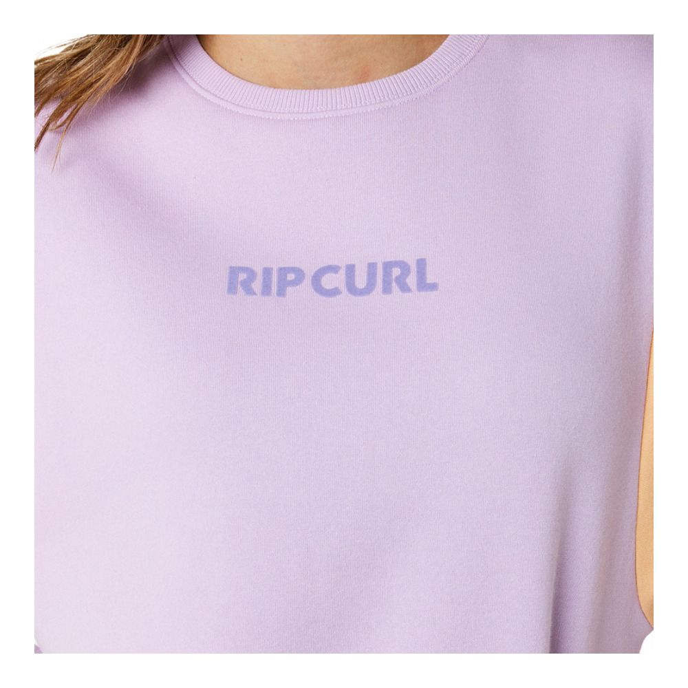 Rip Curl WAVY PRINT SLEEVES - Sweat Femme lilac