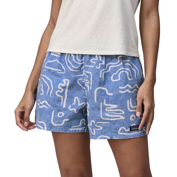 Short PATAGONIA W'S FUNHOGGERS SHORTS CHANNEL ISLANDS: VESSEL BLUE